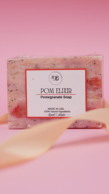 "Pom Elixir" Pomegranate Organic Soap